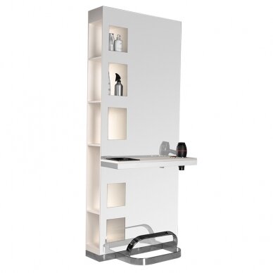 Hairdressing console with mirror Gabbiano B058 Pearl 3