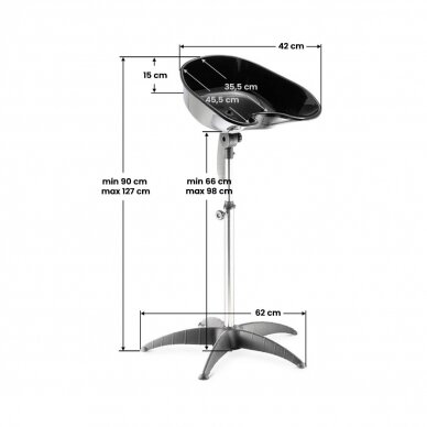 Friziera izlietne GABBIANO PORTABLE HAIRWASHER 1