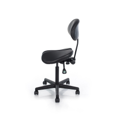 Kosmetologinė meistro kėdė Professional Massage Master with Backrest Black