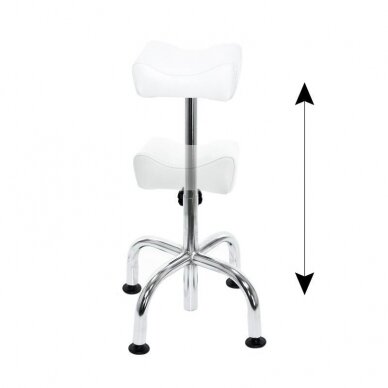 Pedikyyri jalkatuki FOOTREST FOR PEDICURE WHITE 2