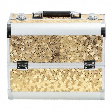 Cosmetic suitcase Professional Style XL Gold 2