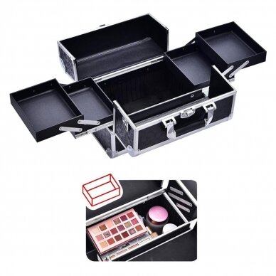 Cosmetics suitcase Professional Style XL Black 2