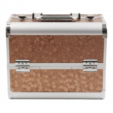 Cosmetic suitcase Elegant Style Brown 2