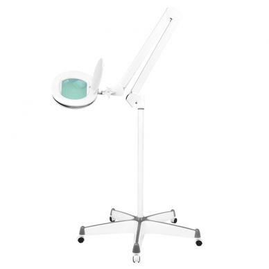 Cosmetology LED lamp with magnifying glass ELEGANTE 60LED 5D 5/10W ADJUSTABLE WHITE