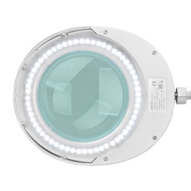Kosmetologin LED-valaisin suurennuslasilla ja jalustalla ELEGANTE 60LED 5D 6W WHITE 4