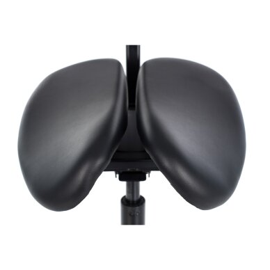 Kosmetologinė meistro kėdė Professional Massage Master with Backrest Black 4