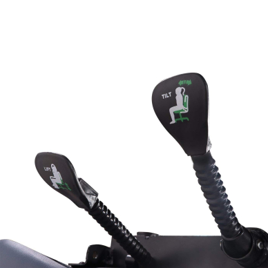 Kosmetoloģijas taburete Professional Massage Master with Backrest Black 9