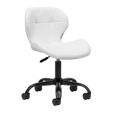 Kosmetoloģijas taburete QS-06B White