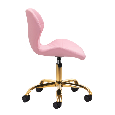 Kosmetoloogiline stool QS-06G Pink 2