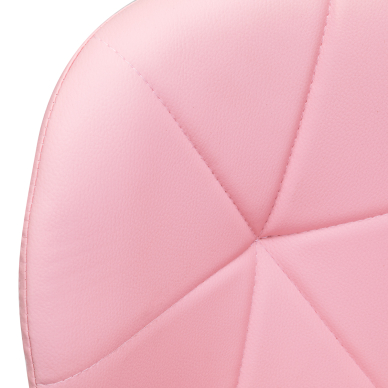 Kosmetoloģijas taburete QS-06G Pink 4