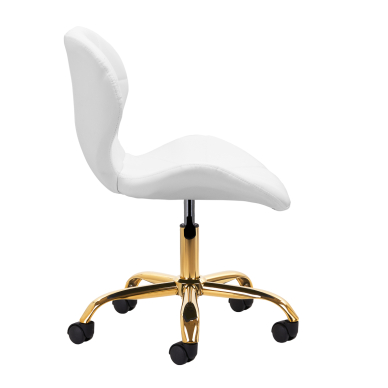 Beautician stool QS-06G White 2