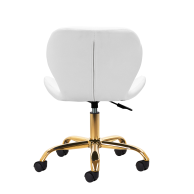 Taboret kosmetyczny QS-06G White 3