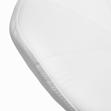 Kosmetoloģijas taburete QS-06G White 5