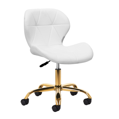 Kosmetikerin hocker QS-06G White