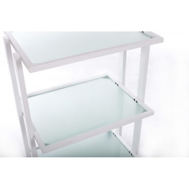 Cosmetology trolley (glass, 3 shelves) 4