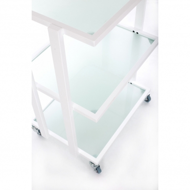 Cosmetology trolley (glass, 3 shelves) 3