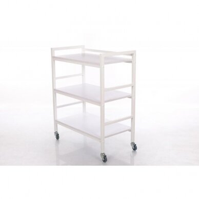 Cosmetology trolley (3 wooden shelves)