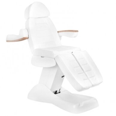 Cosmetology chair ELECTRIC LUX PEDI 3M WHITE 1