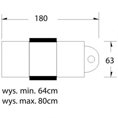 Kosmetologinis krėslas HYDRAULIC BLACK 7