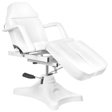 Fotel kosmetyczny HYDRAULIC COSMETIC SALON PEDI WHITE