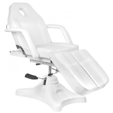 Fotel kosmetyczny HYDRAULIC COSMETIC SALON PEDI WHITE 2