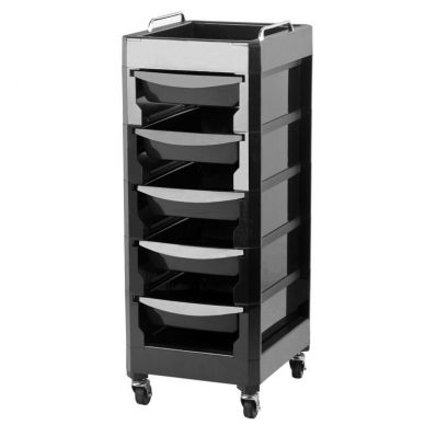 Hairdressing trolley 030 BLACK