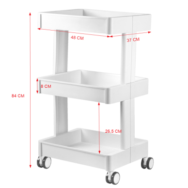 Cosmetology trolley PLASTIC 084 (Product damaged packaging) 3