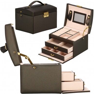 Jewellery box Elegance Style Dark Brown 2