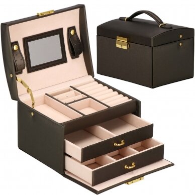 Jewellery box Elegance Style Dark Brown 1