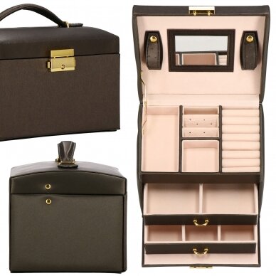 Jewellery box Elegance Style Dark Brown