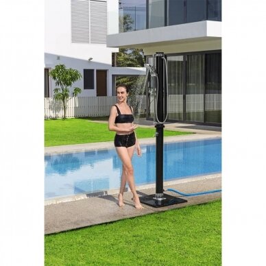 Outdoor shower with solar panel Bestway SolarFlow20L 1