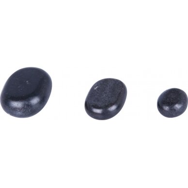 Set aus vulkanischen Basalt-Massagesteinen inSPORTline Basalt Stone (36 Einheiten) 2