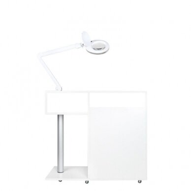 Cosmetics desk Mini Compact White 2