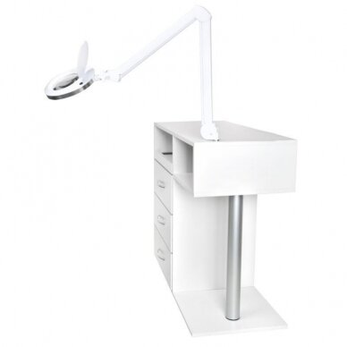 Cosmetics desk Mini Compact White 7