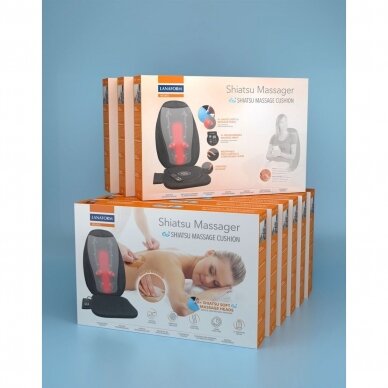 Спинной массажёр – накидка на кресло Lanaform Shiatsu Massager 10