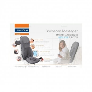 Massagekissen mit Body-Scan-Funktion  Lanaform Bodyscan Massager 7