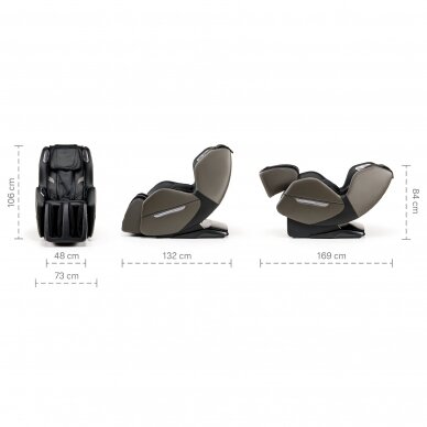 Massage chair iRest Easyq A166 Graphite Black 18