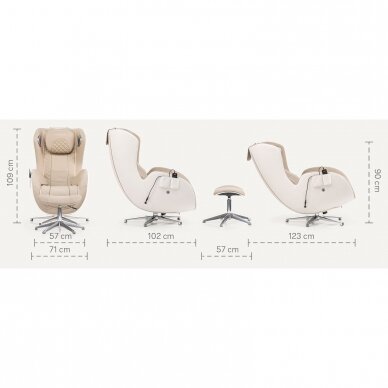 Massage chair iRest QL A185 Biege 18