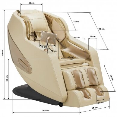 Massage chair Sakura Comfort Plus 806 Biege 19