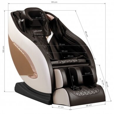 Massage chair Sakura 305 Brown 17