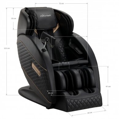 Massagesessel Sakura 801 Black 17