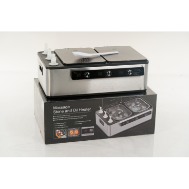 Massage oil and stone heater Master 2in1 20