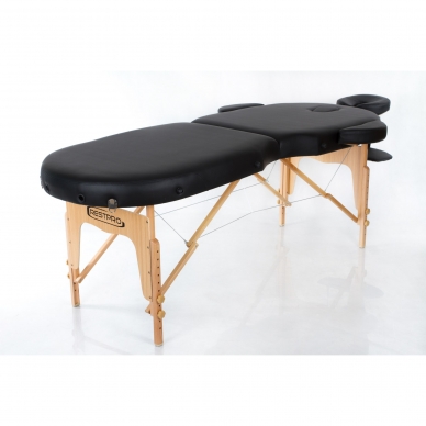 Foldable massage table Vip Oval 2 (Black) 1