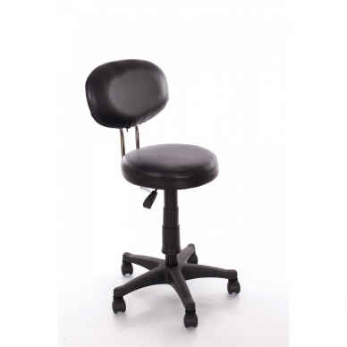 Beautician stool Round 3 (Black) 2