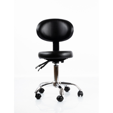 Beautician stool Round 5 (Black)