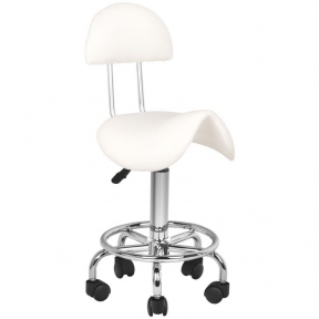 Beautician stool STOOL BEAUTY 3 WHITE