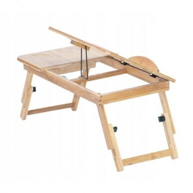 Portable folding computer table Bamboo Flexi 15" 2