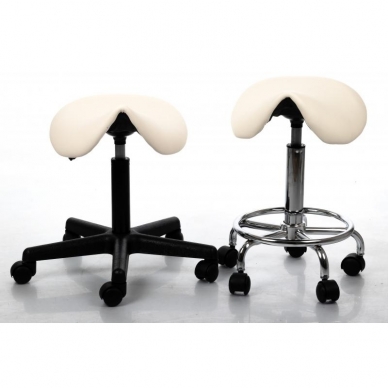 Beautician stool Expert 2 (Cream) 4