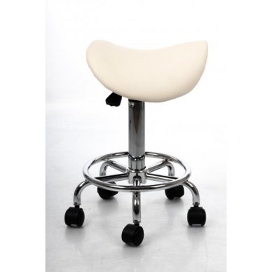 Beautician stool Expert 2 (Cream) 2