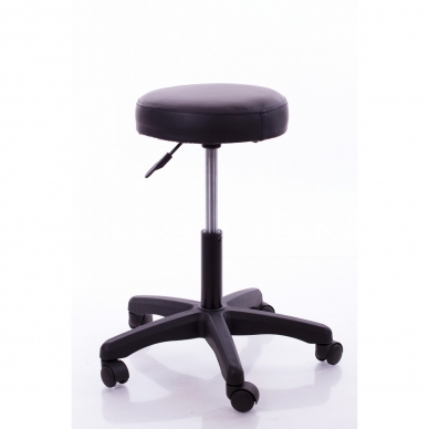 Beautician stool Round 1 (Black)